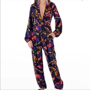 FARM Rio deep v jumpsuit M